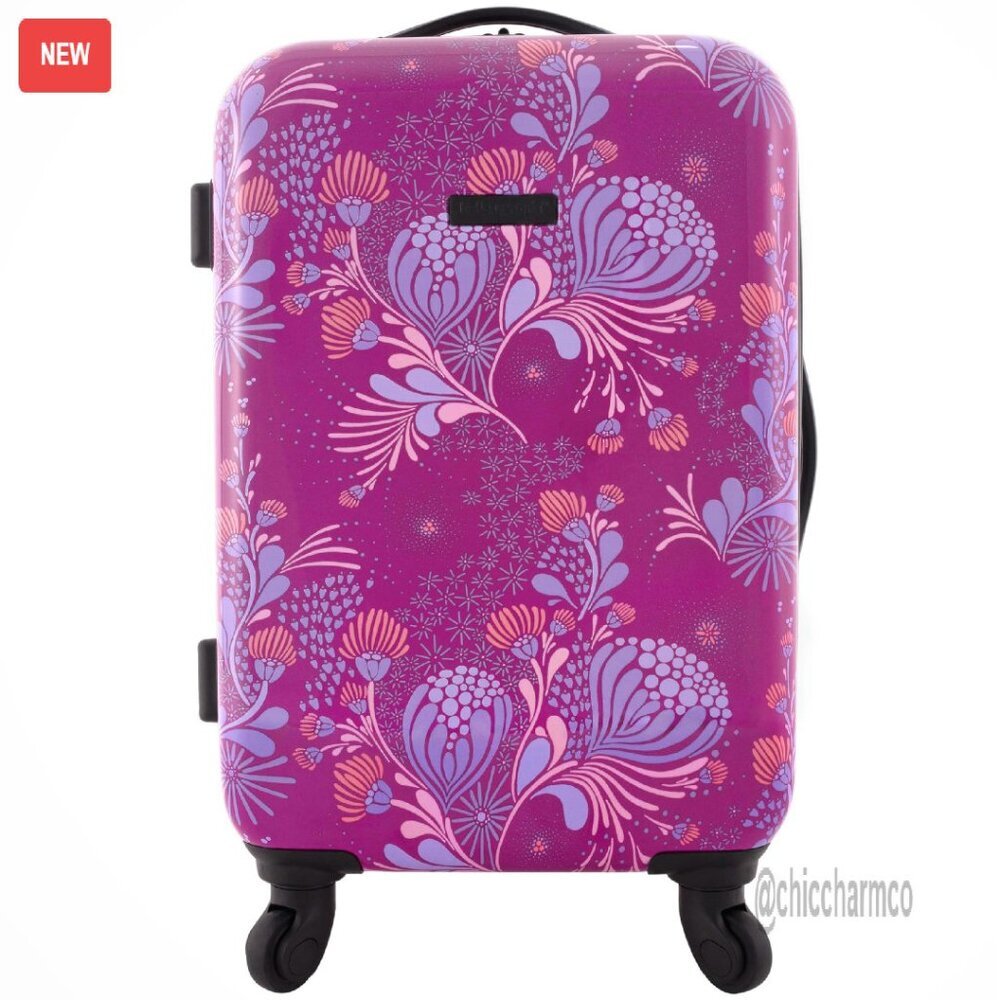 20" Hardside Carry-On Luggage with Spinner Wheels & Secure Lock
